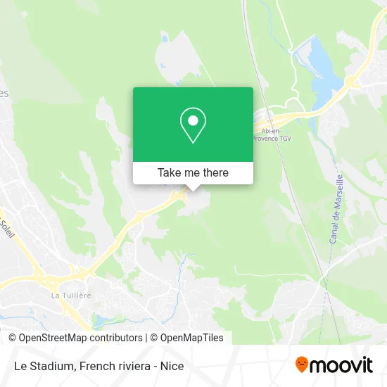 Le Stadium map