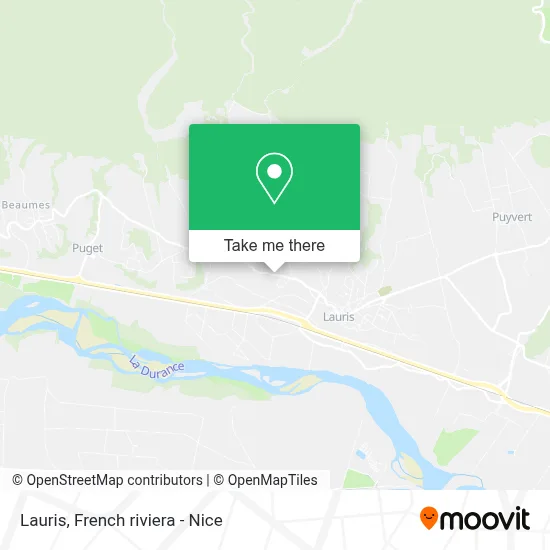 Lauris map