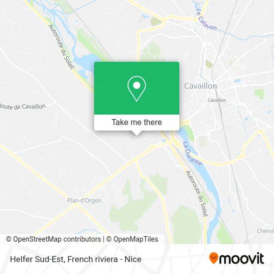Helfer Sud-Est map