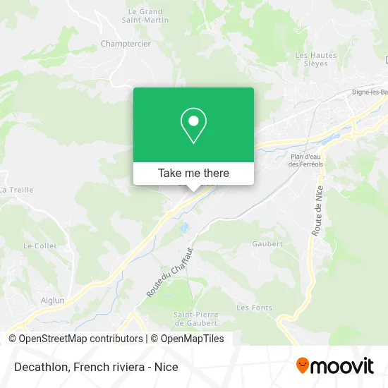 Decathlon map