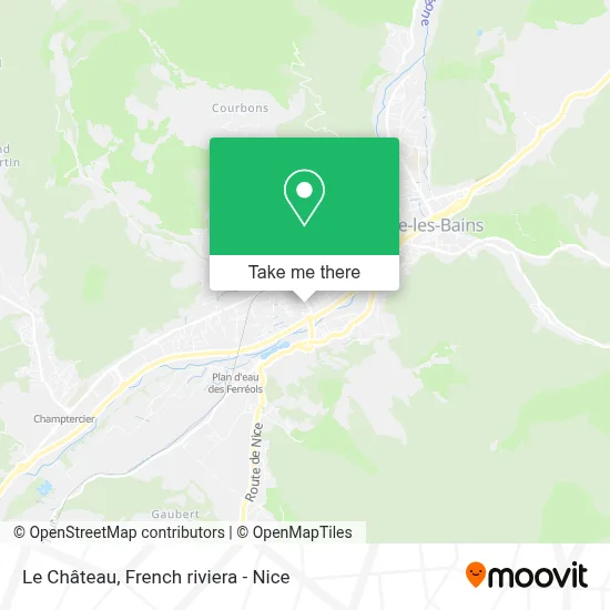 Le Château map