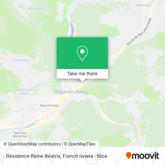 Résidence Reine Béatrix map