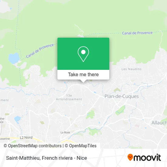 Saint-Matthieu map