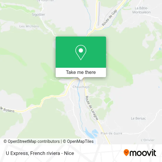 U Express map