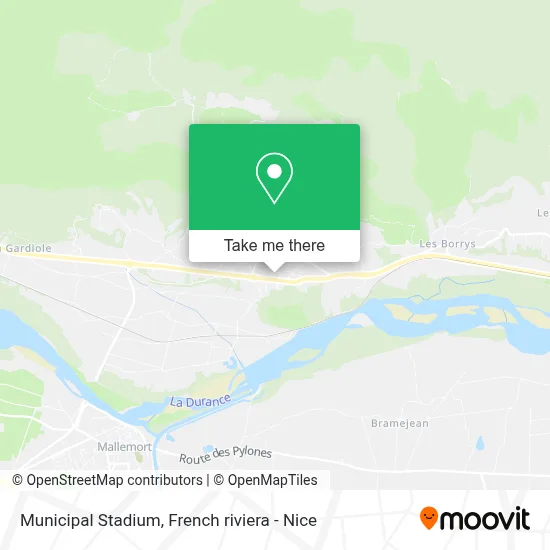 Stade Municipal map