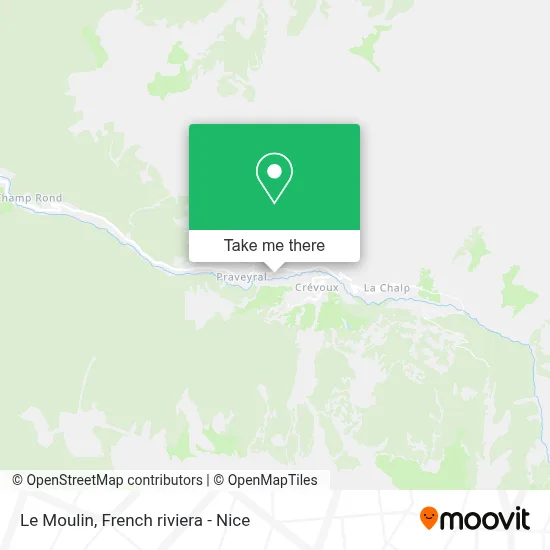 Le Moulin map
