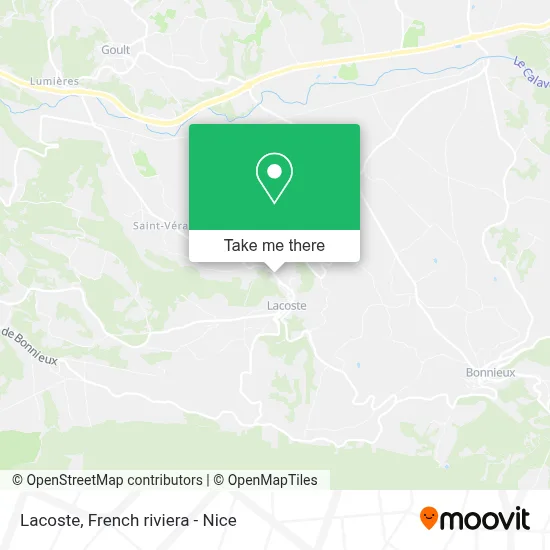 Lacoste map