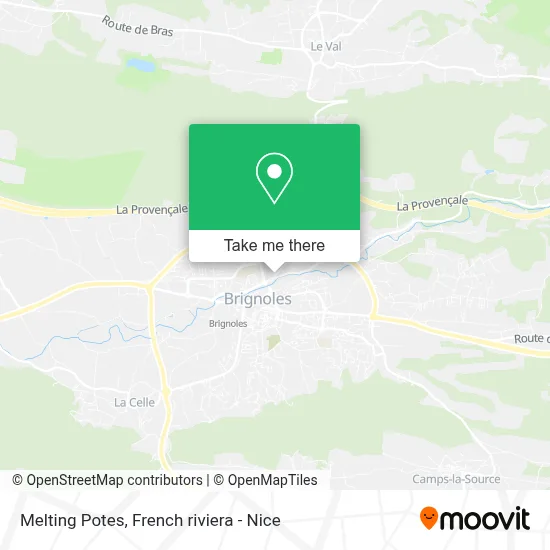 Melting Potes map
