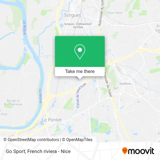 Go Sport map