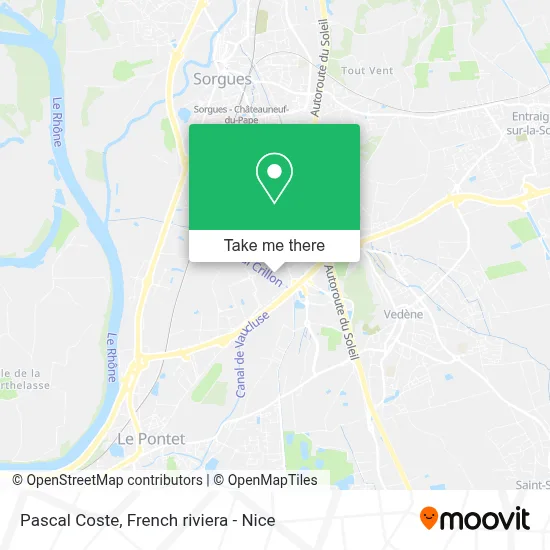 Mapa Pascal Coste