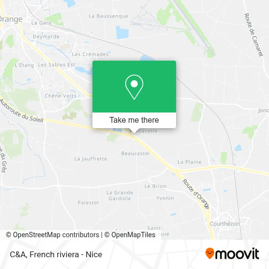 C&A map
