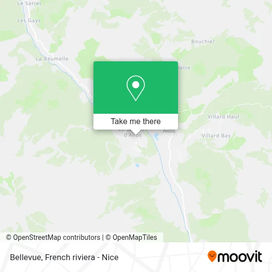 Bellevue map