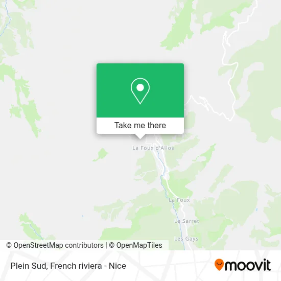 Plein Sud map