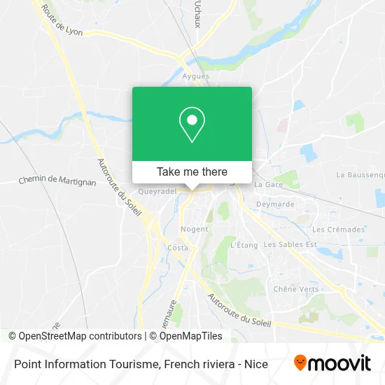 Point Information Tourisme map