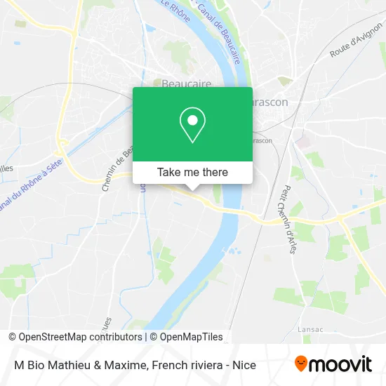 M Bio Mathieu & Maxime map