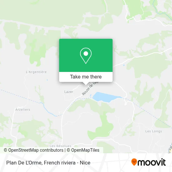 Plan De L'Orme map