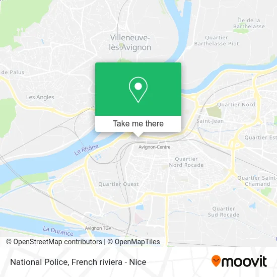 Police Nationale map