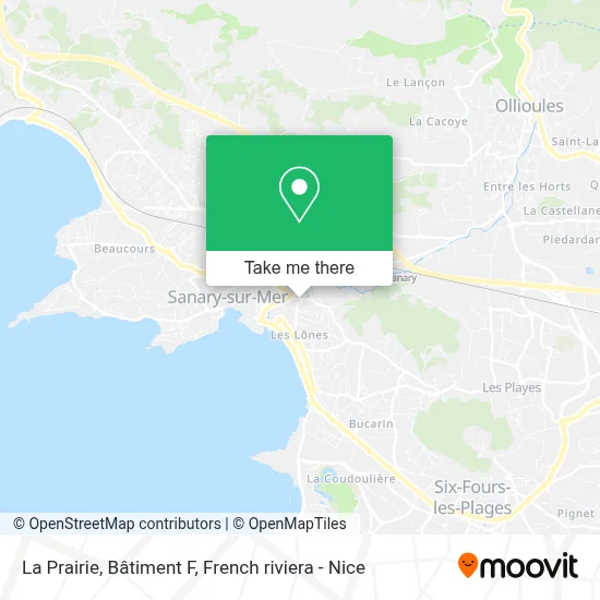 La Prairie, Bâtiment F map