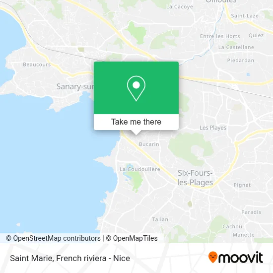 Sainte Marie map
