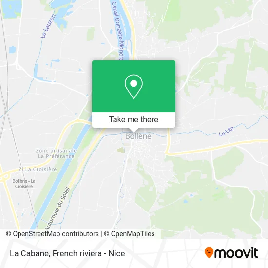 La Cabane map