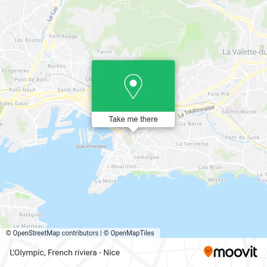 L'Olympic map