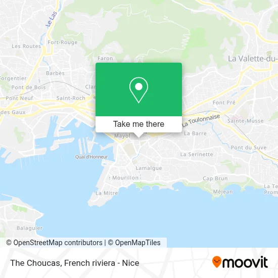 Le Choucas map