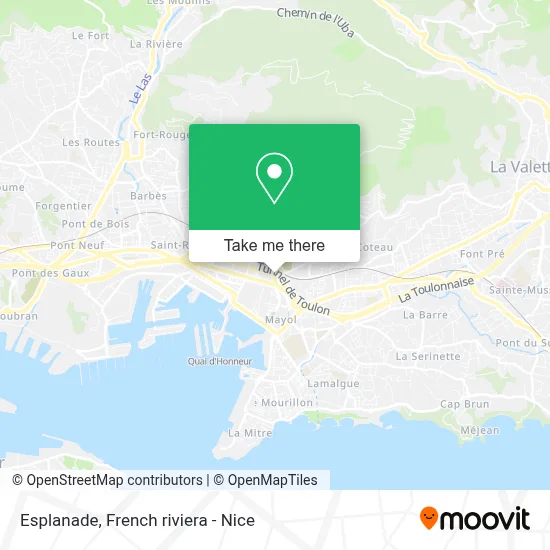 Esplanade map