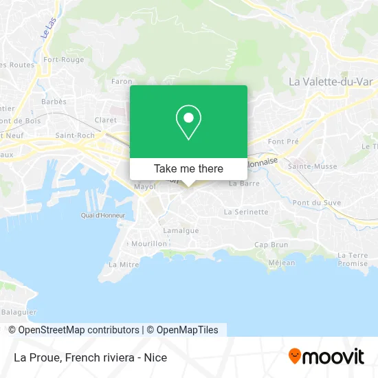 La Proue map