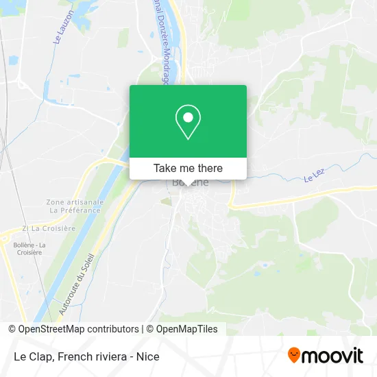 Le Clap map