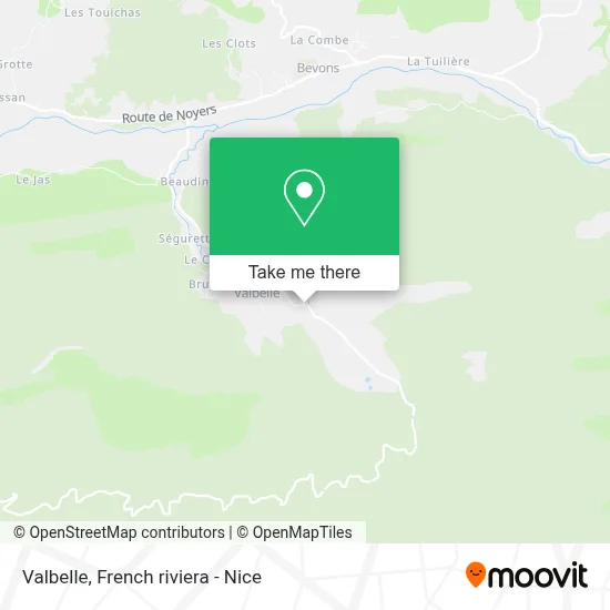 Valbelle map