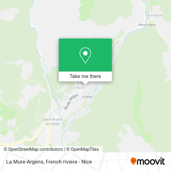La Mure-Argens map