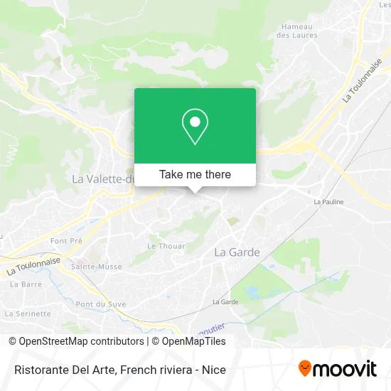 Ristorante Del Arte map