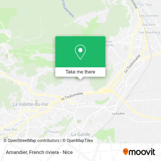 Amandier map