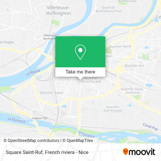 Square Saint-Ruf map