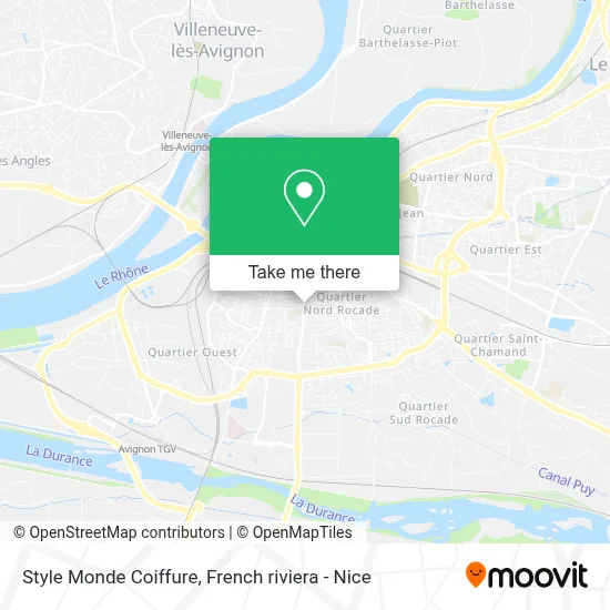 Style Monde Coiffure map