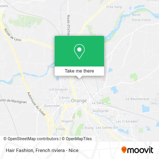 Mode Coiffure map