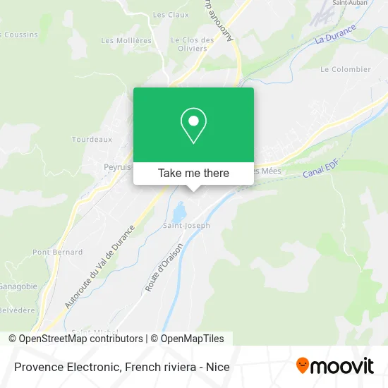 Provence Electronic map