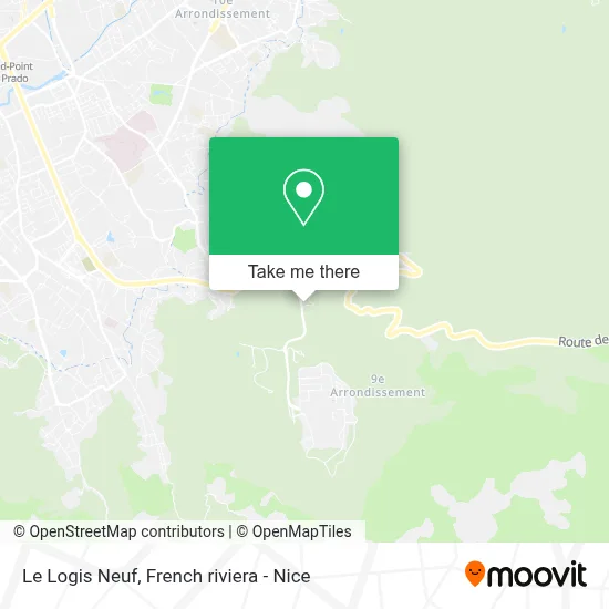 Le Logis Neuf map