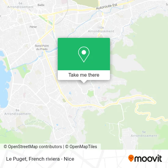 Le Puget map