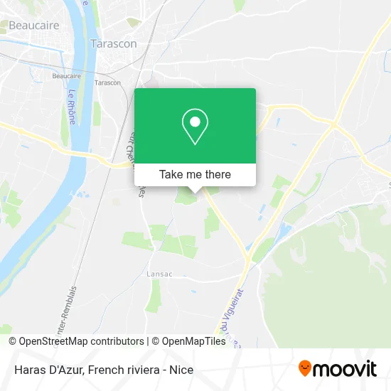 Haras D'Azur map