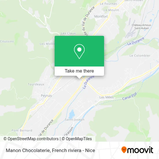 Manon Chocolaterie map