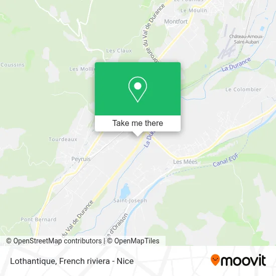 Lothantique map