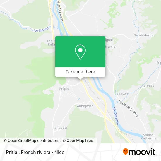 Pritial map