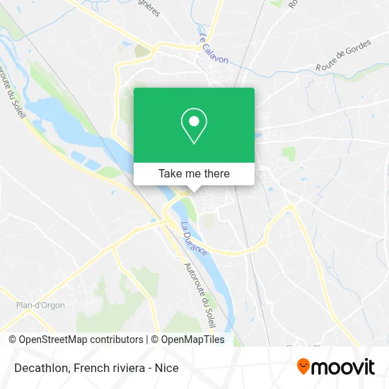 Decathlon map
