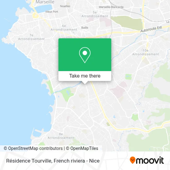 Résidence Tourville map