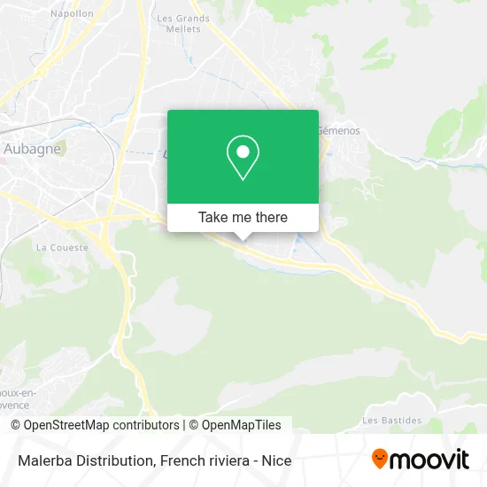 Malerba Distribution map