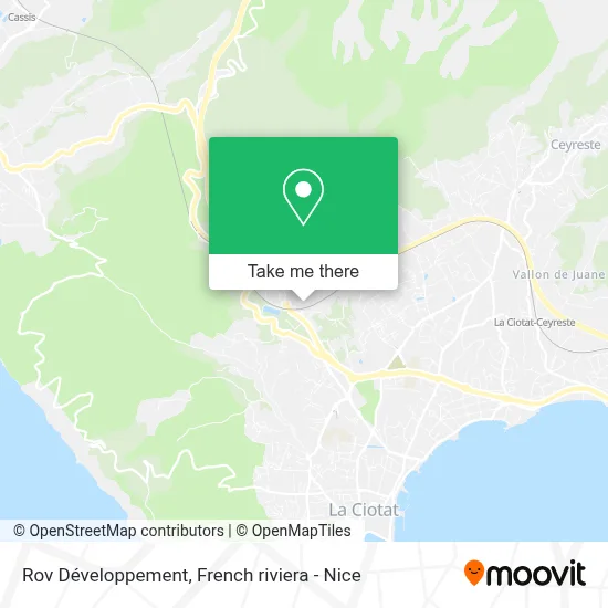 Rov Développement map