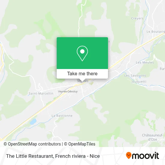 Le P'Tit Resto map
