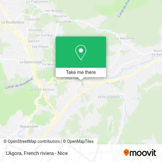 L'Agora map