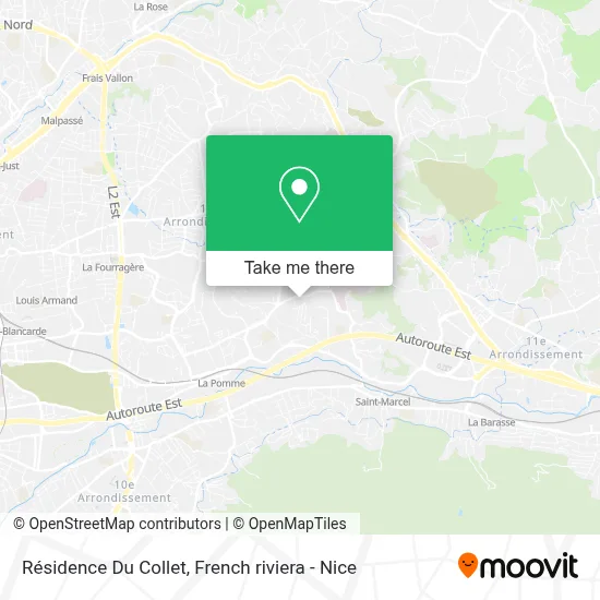 Résidence Du Collet map